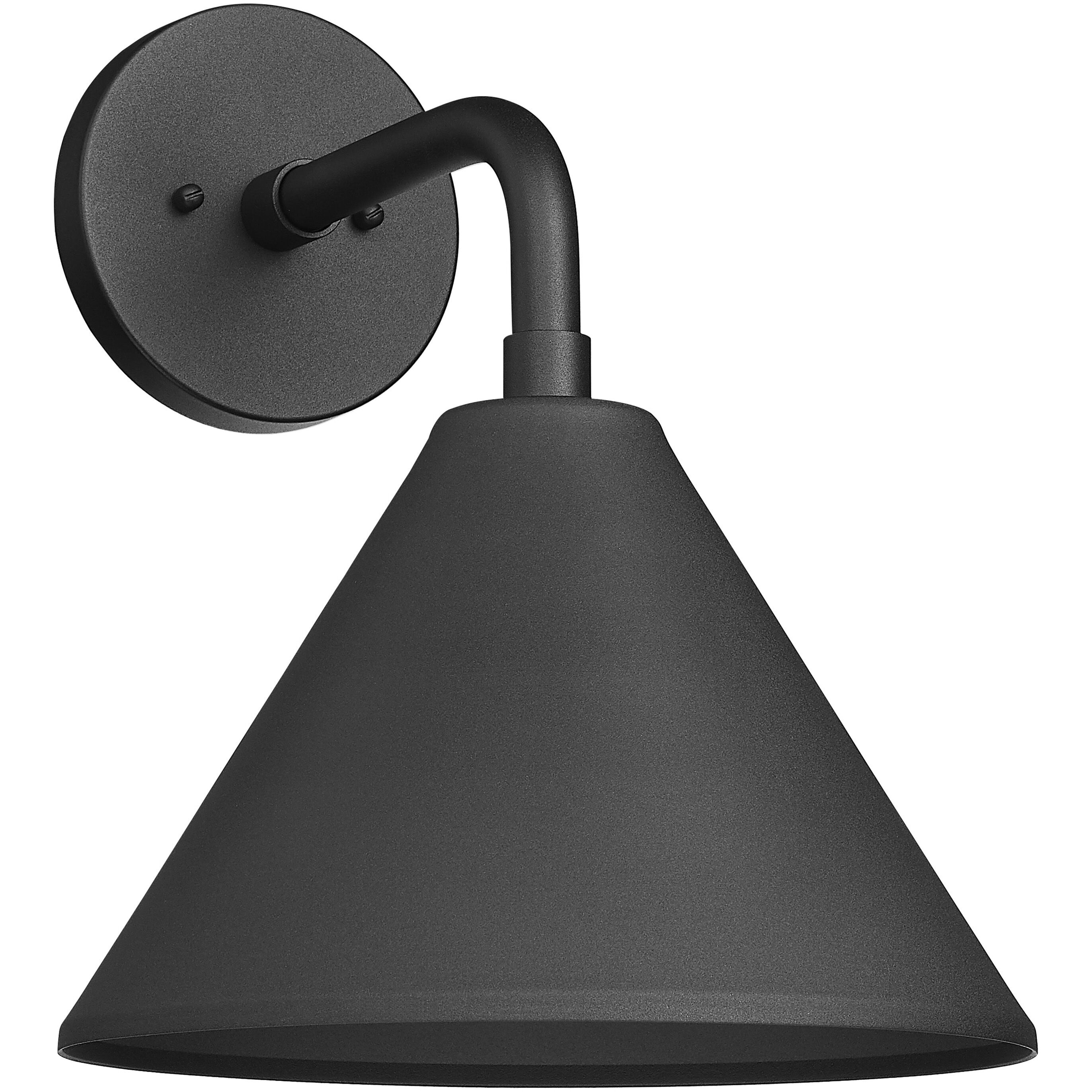 Axston 1 Light 15 inch Textured Black Outdoor Wall Sconce